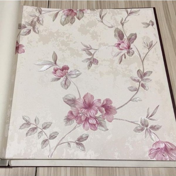 Jual Wallpaper Vinyl Premium Timbul Dinding Klasik Mewah Timbul Premium