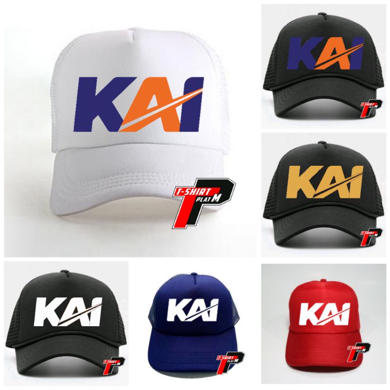Topi KAI Logo Putih Bisbol