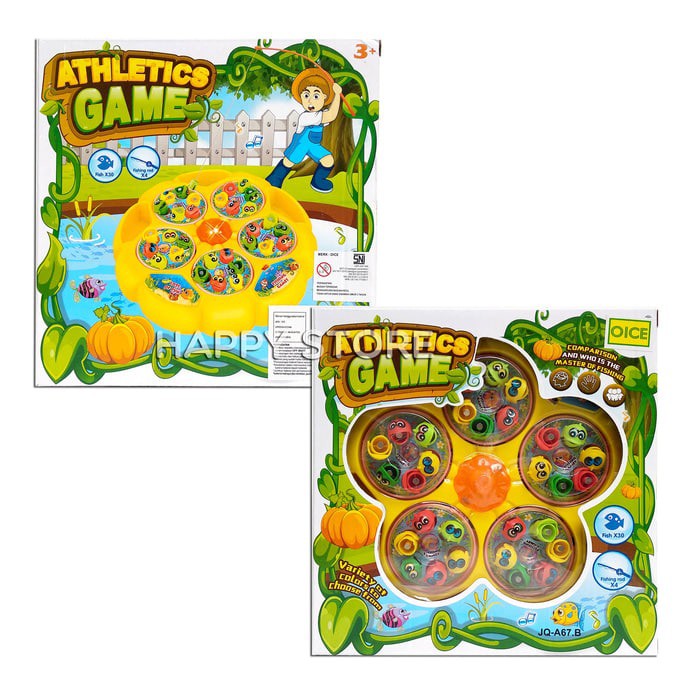 Mainan Pancingan Ikan Atletics Game JQ A67B Fishing Game 5 Roda mainan anak perempuan laki laki bay