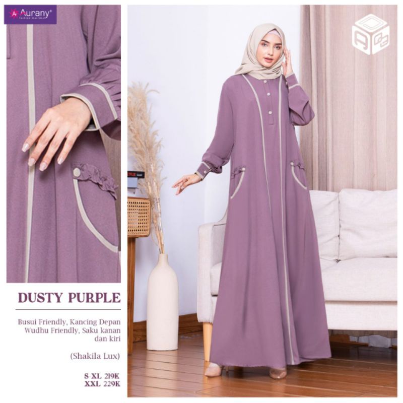 GAMIS DRESS SIMPLE ANGGUN ORI AURANY AD 03