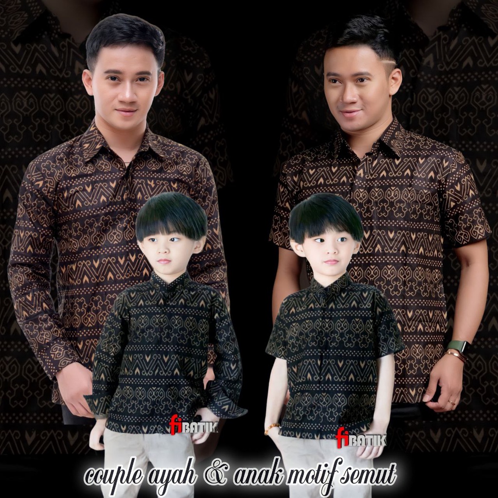 Baju batik pria Lengan panjang-Batik pria lengan pendek-Batik pria couple ayah &amp; anak laki laki-kemeja batik pria modern-Batik pria modern terlaris