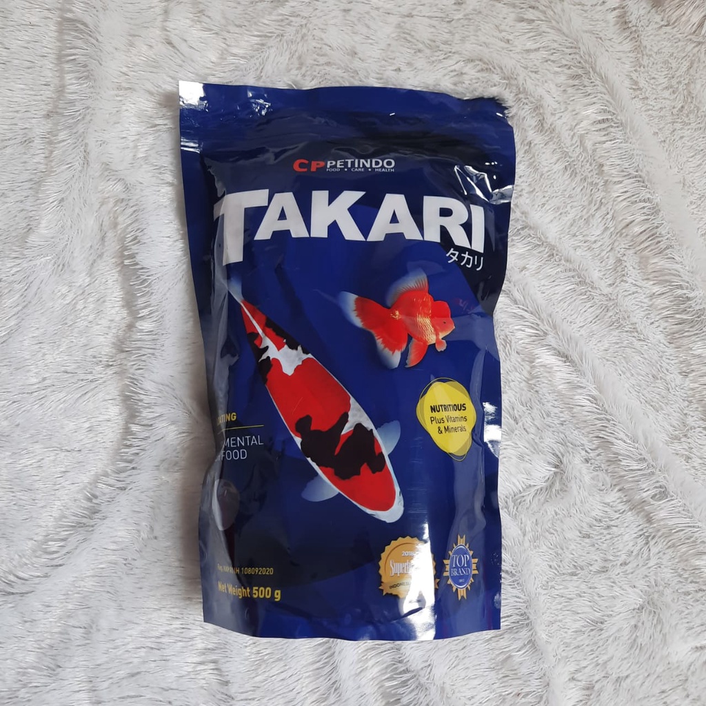 TAKARI PAKAN IKAN 500GRAM MAKANAN PELLET IKAN