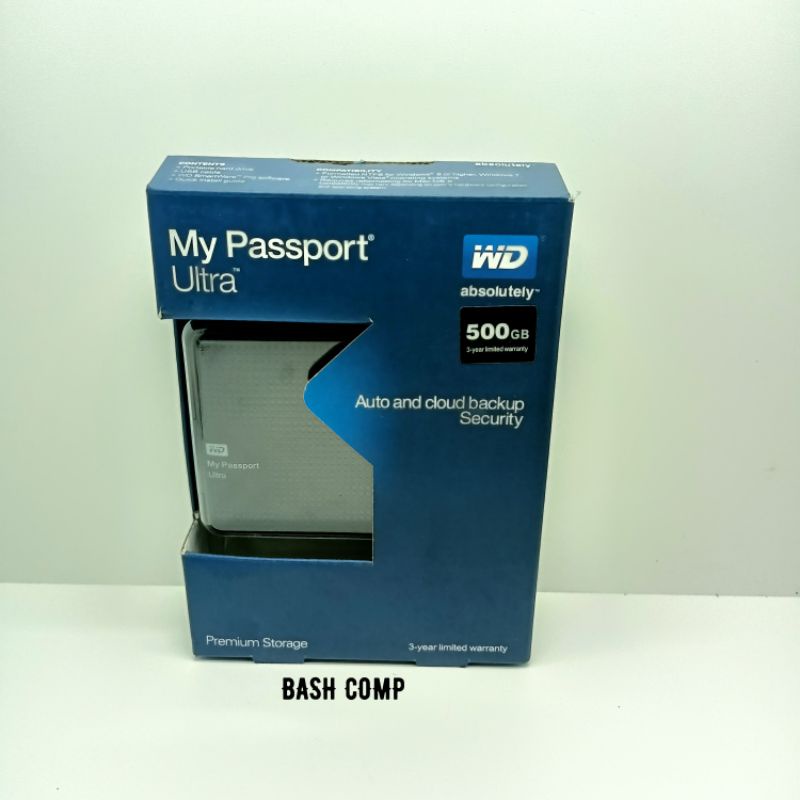 Hardisk Eksternal 500GB WD My Passport USB 3.0 HDD External 1TB WD