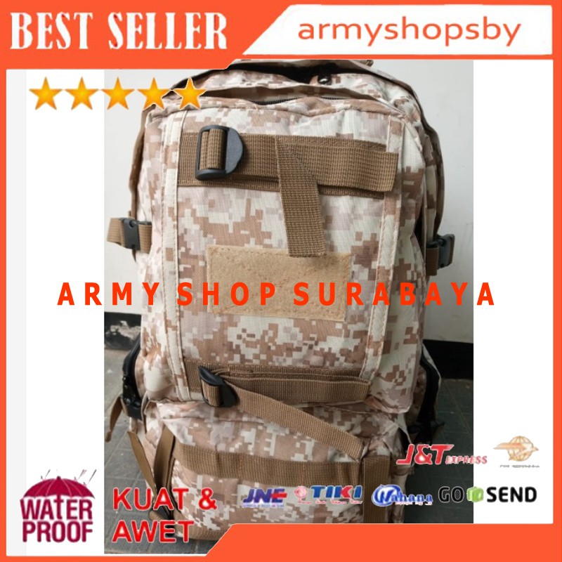 ArmyShopSBY Tas Ransel Lebanon Army - GURUN DESSERT DIGITAL COKLAT