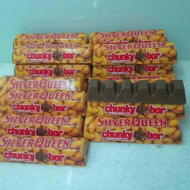 

Coklat silverqueen chunky bar mini