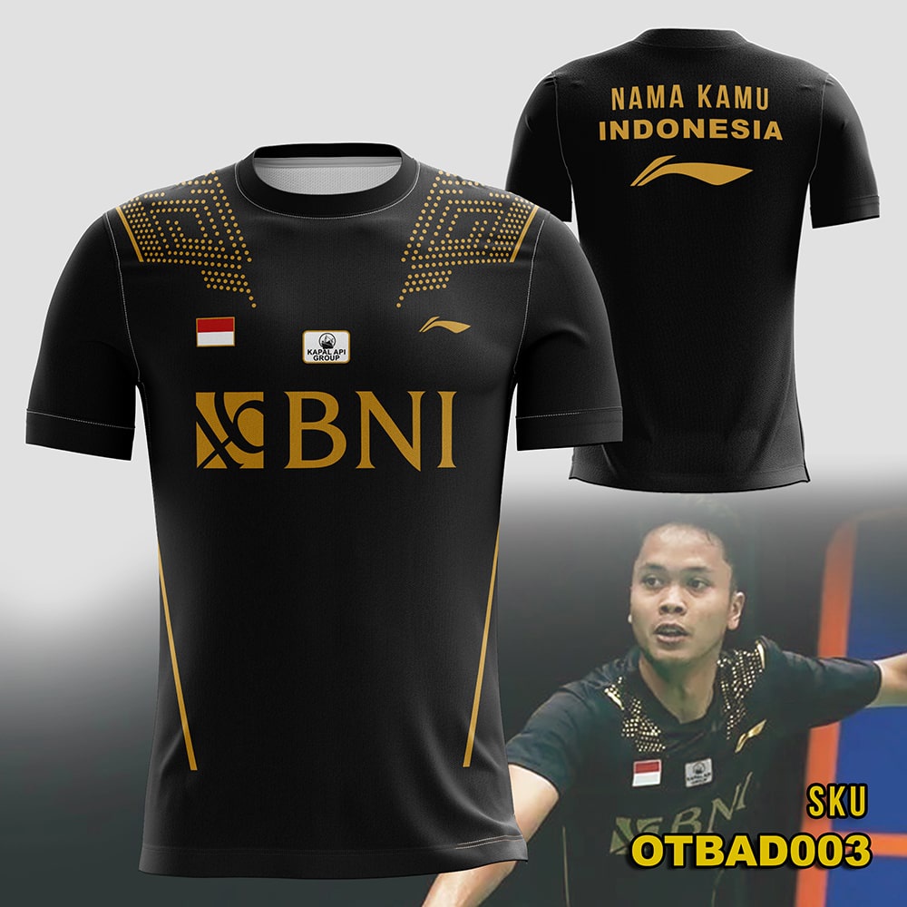 Jersey Thomas Cup Uber Cup Kaos Baju Jersey Badminton Timnas Indonesia Bulu Tangkis Piala Thomas 1