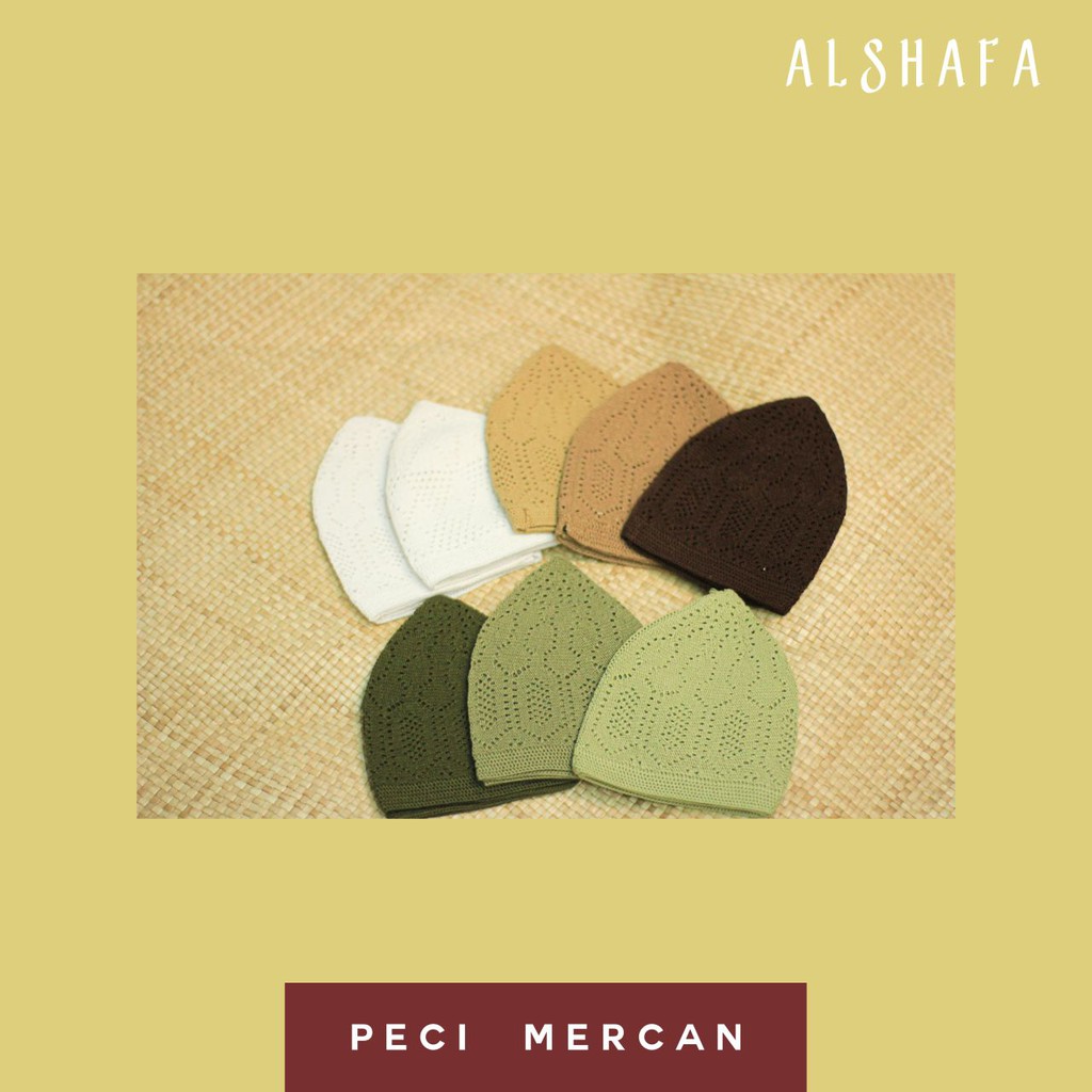 Peci Mercan/peci rajut mercan untuk anak-anak dan dewasa