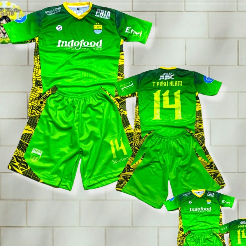 BEST SELLER baju bola anak kiper persib setelan terbaru 2/12th