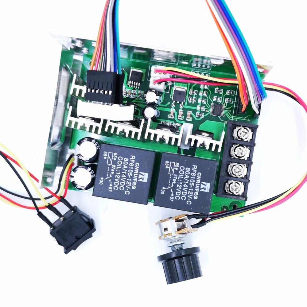 PWM Motor Speed Controller DC With Display Max 60A 12V 24V