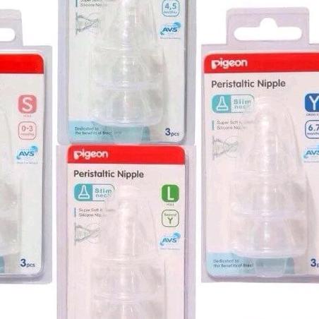 Pigeon Peristaltic Nipple Standard Neck isi 3 Nipple