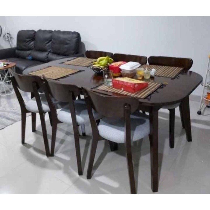 Set Meja Makan Jati / Meja Makan Kursi Furniture