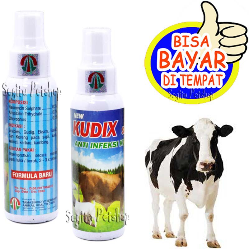 OBAT SAPI KAMBING KUDIX SPREY PENGHILANG KORENG BOROK ANTI JAMUR