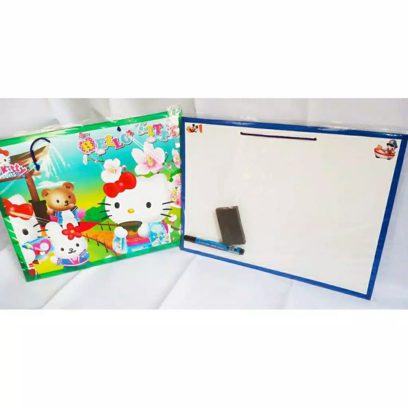 

PAPAN TULIS WHITE BOARD GANTUNG ANAK KARAKTER