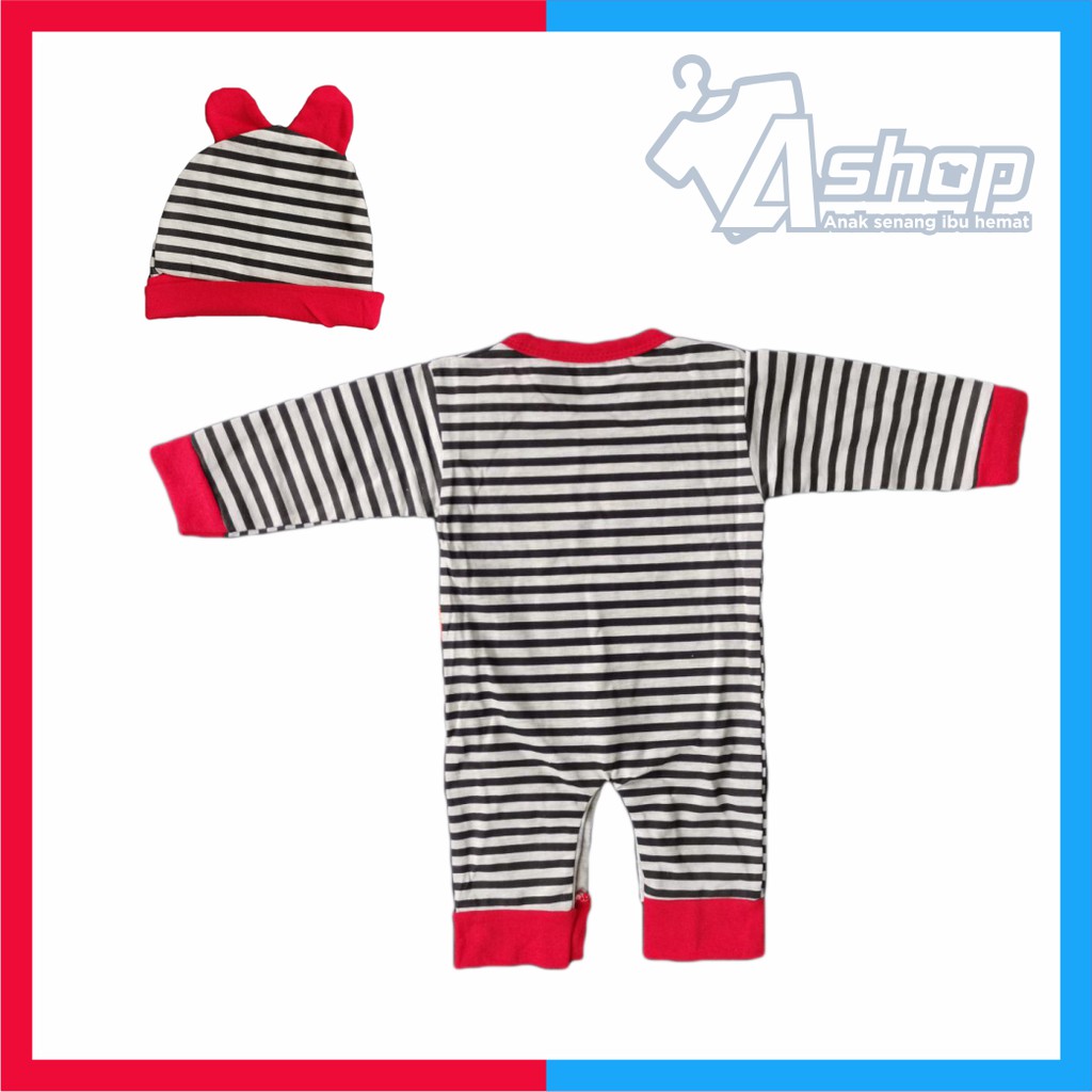 Jumper Bayi Jumpsuit Motif Panda