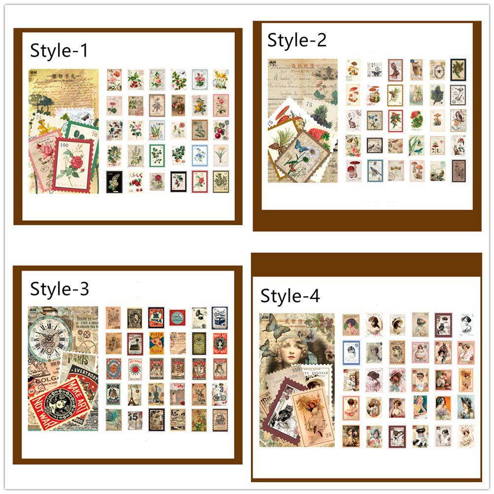 60pcs Stiker PET Untuk Dekorasi Diaryscrapbook DIY