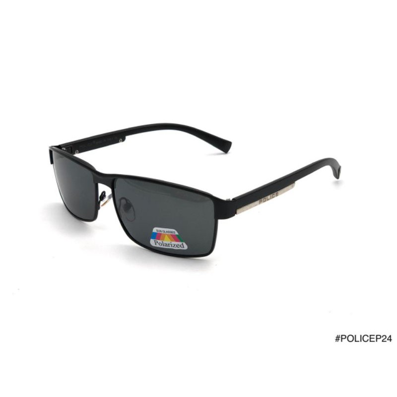 Kacamata Hitam Police P24 Lensa Polarized Premium / Kacamata Fashion Gaya Sporty Pria Wanita