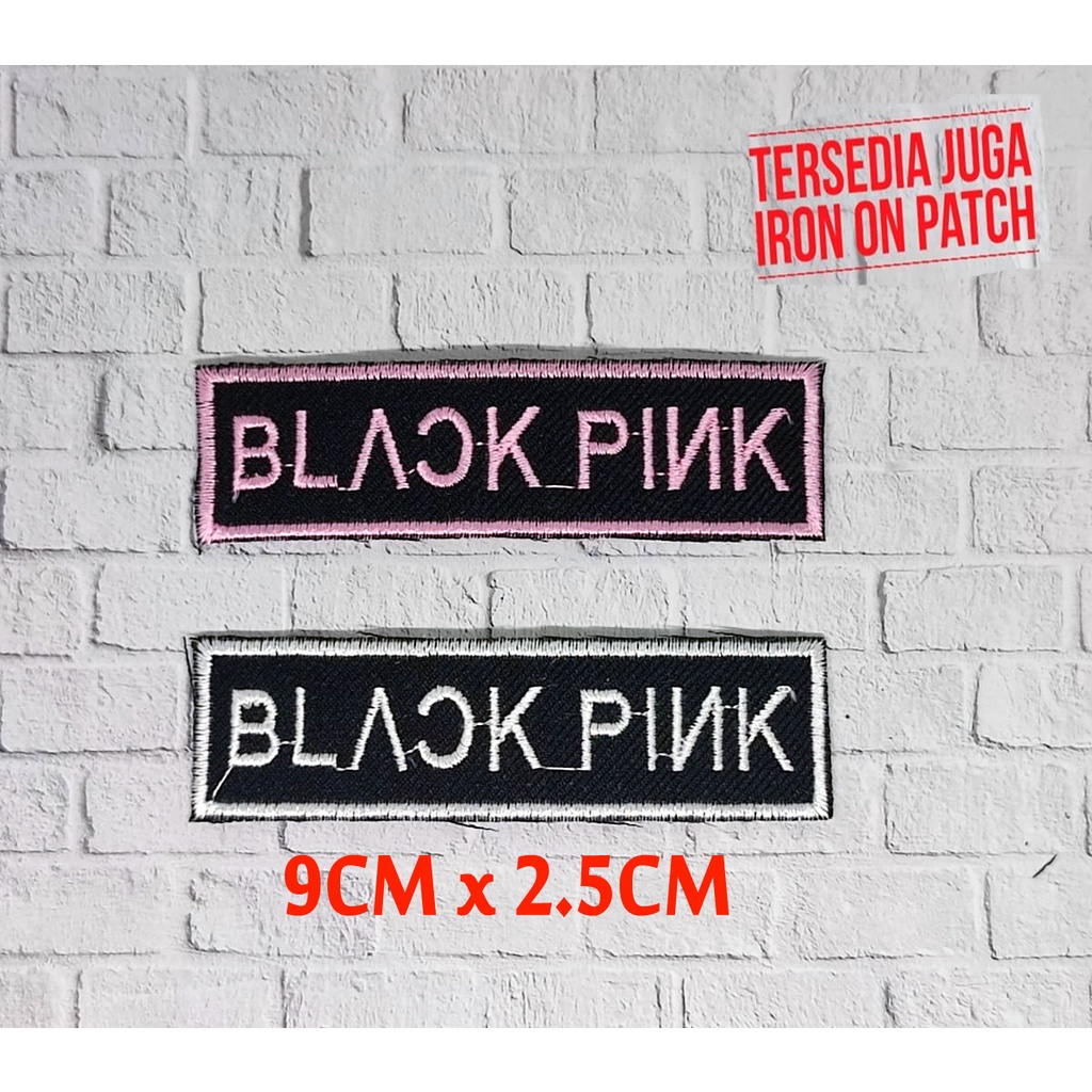 PATCH BORDIR BAND KOREA BLACK PINK