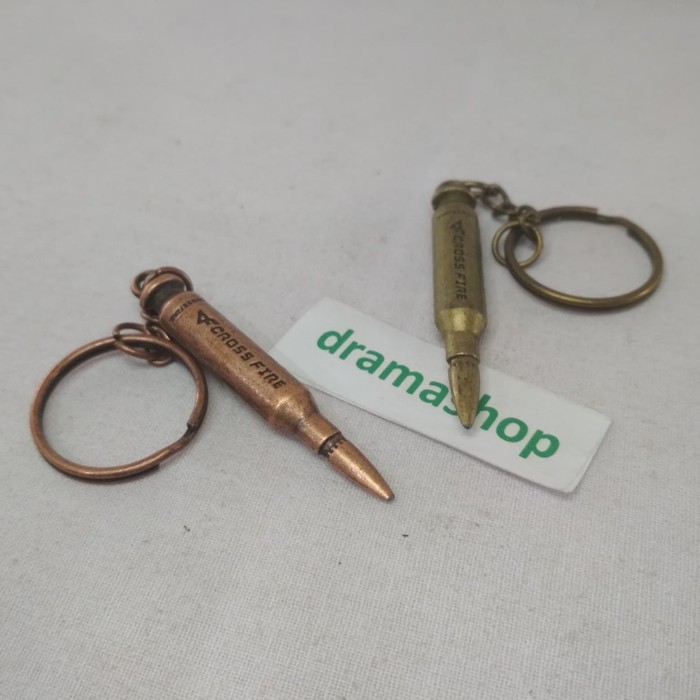 Ganci Gantungan Kunci Model pelor peluru cross fire dramashop