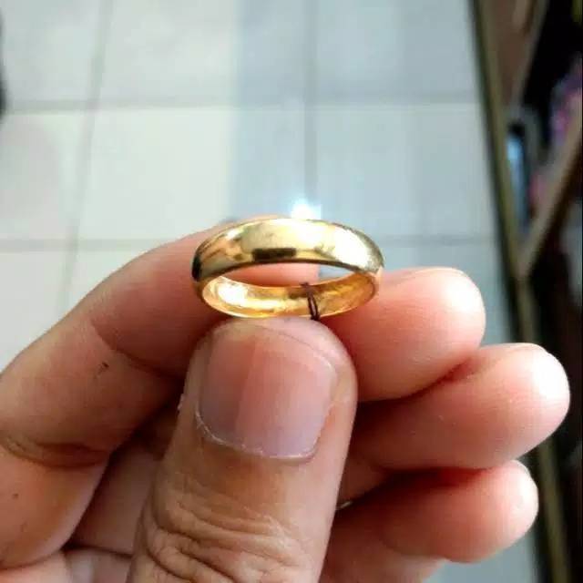 Cincin Rotan Mas Asli 24k Kadar 99 9 Berat 2 Gram Shopee Indonesia