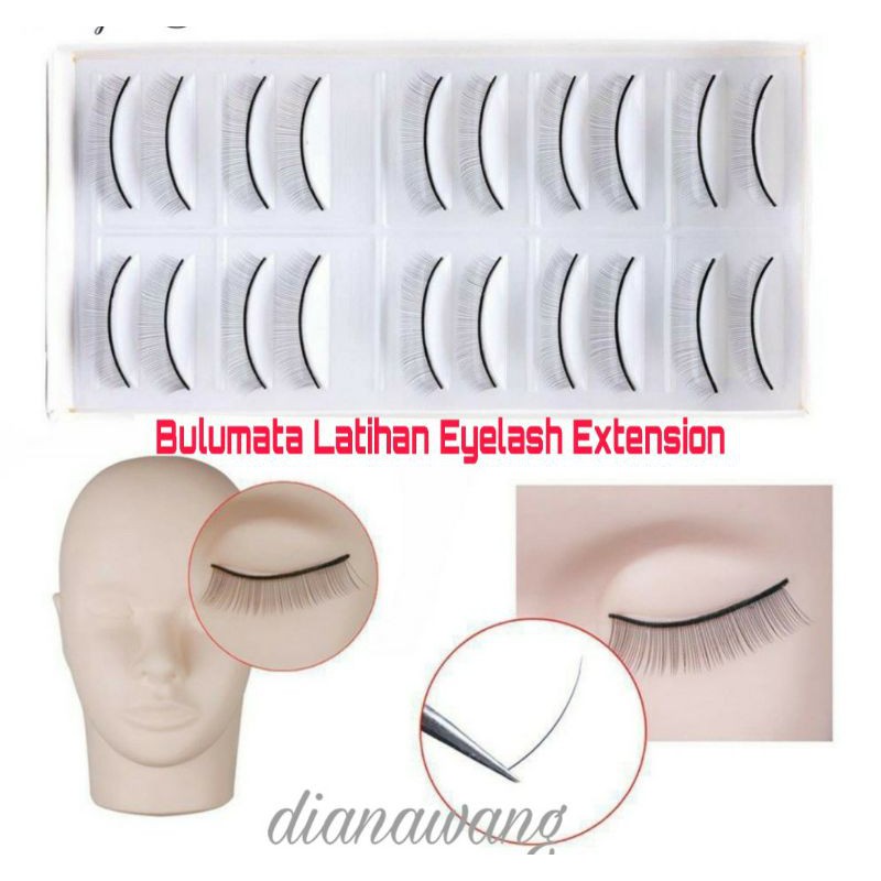 BULU MATA LATIHAN EYELASH EXTENSION