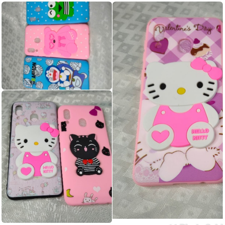 SOFT CASE KARAKTER TIMBUL KACA SAMSUNG A8 2018