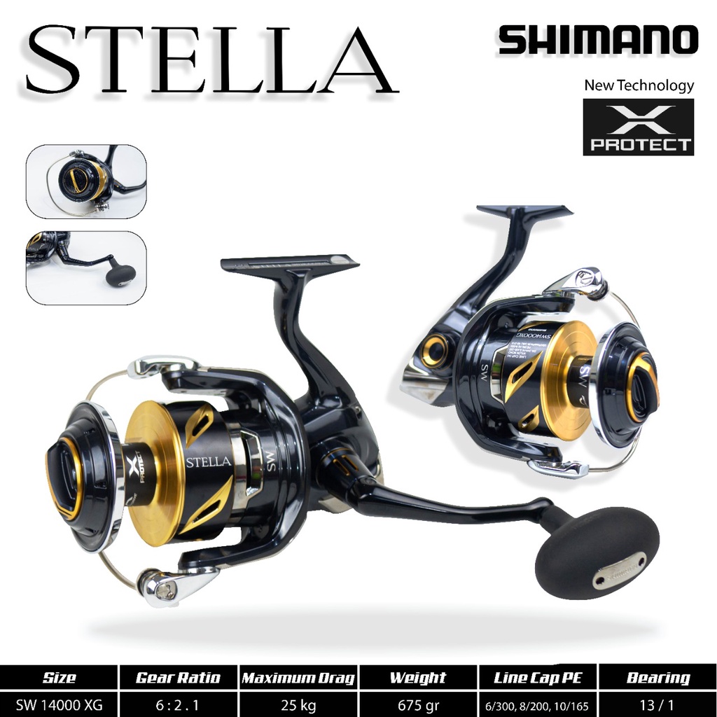 REEL SHIMANO STELLA 20 SW 14000XG