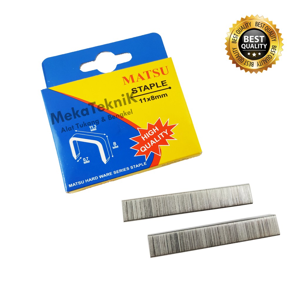 

ANAK HEKTER / ISI STAPLES GUN / ANAK STAPLES 8MM X 1000PCS MATSU