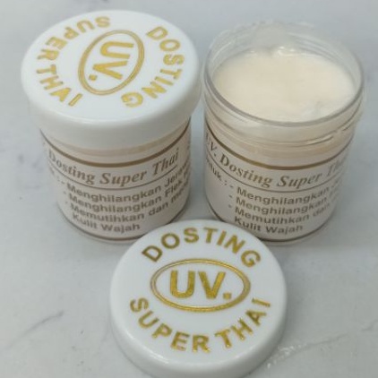 (per pcs) Dosting Super Thai Uv Cream Pemutih Siang Malam