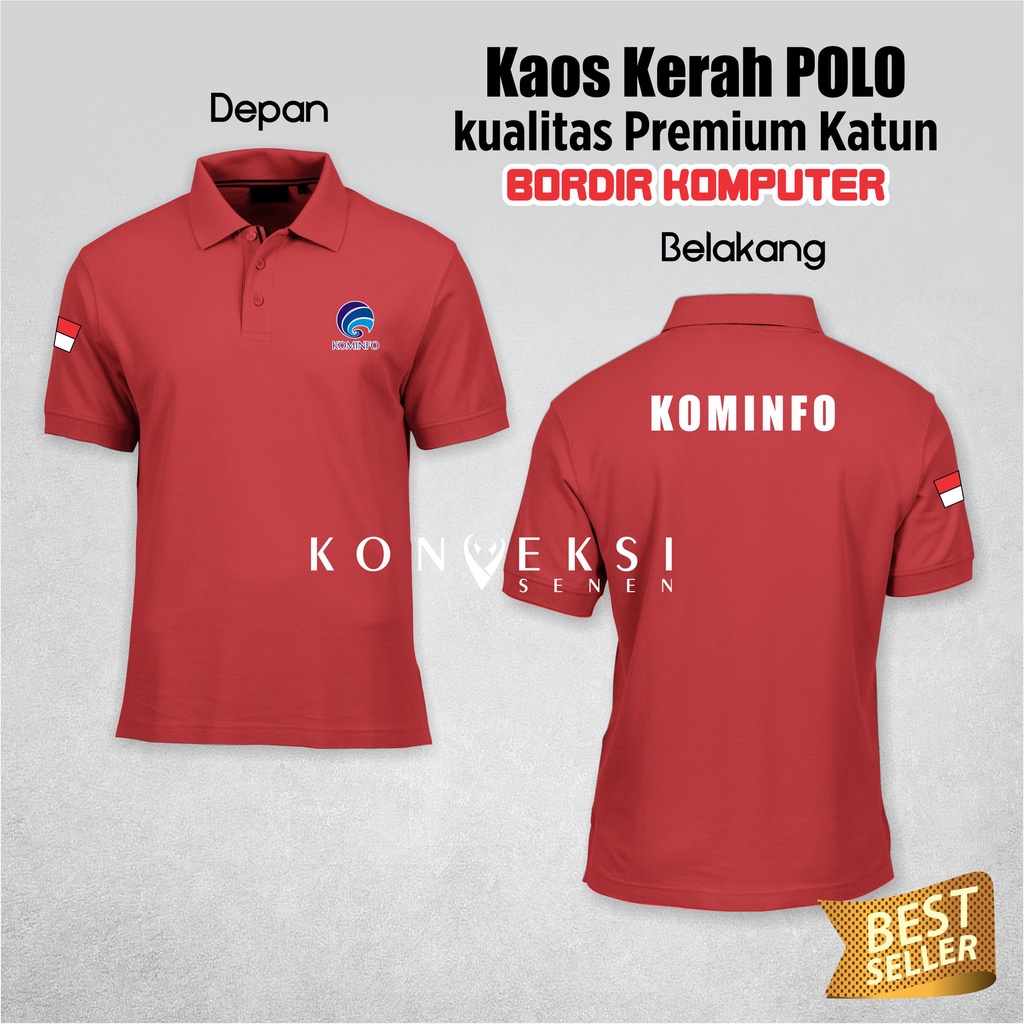 kaos kominfo | kaos polo katun