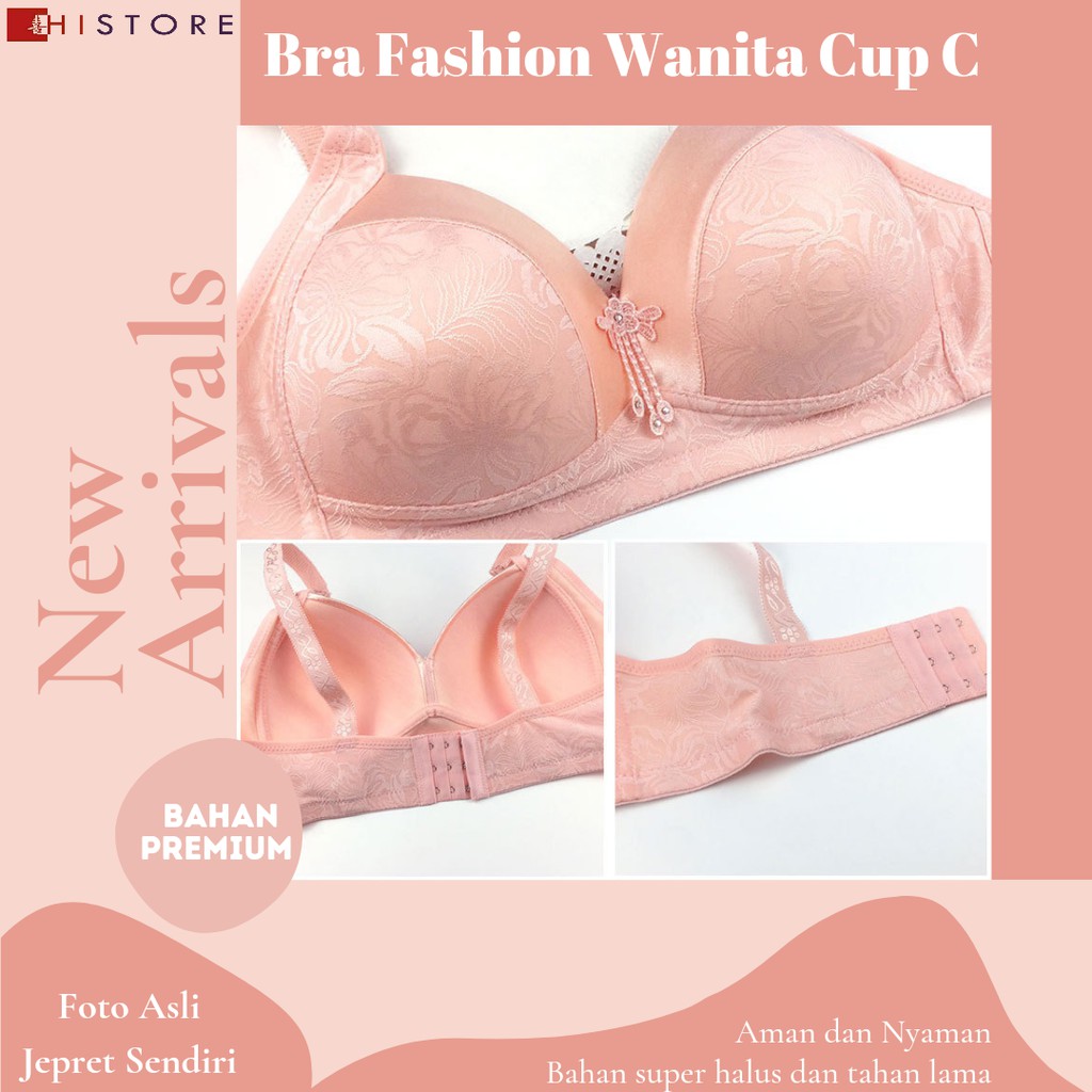 [HI]Bra BH JUMBO CUP C Fashion Wanita Bra wanita Premium BH Busa Tipis Tanpa Kawat Sangat Nyaman 888