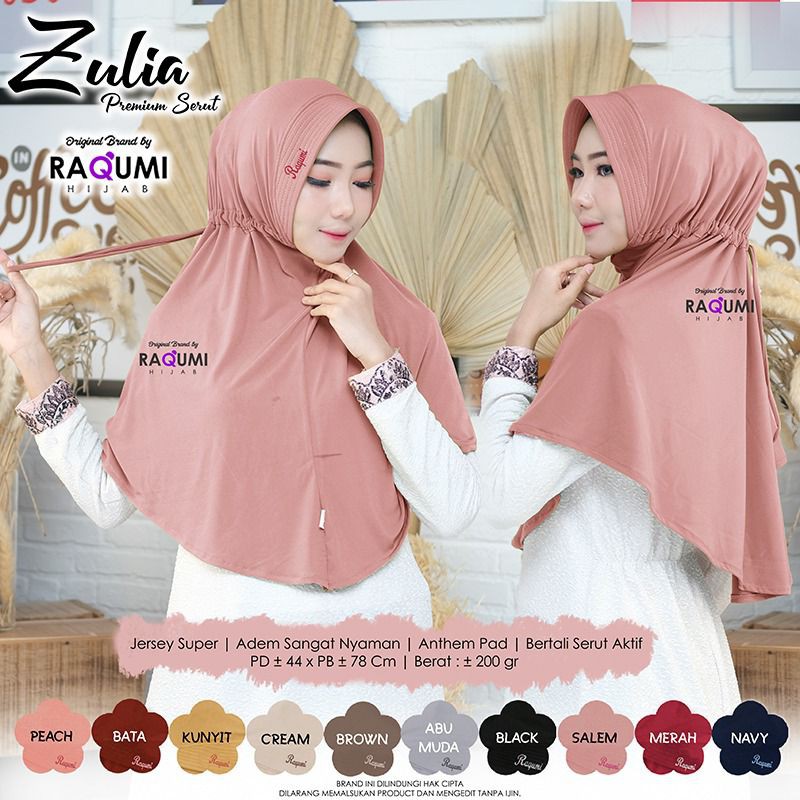 ZULIA BY RAQUMI HIJAB SOLO