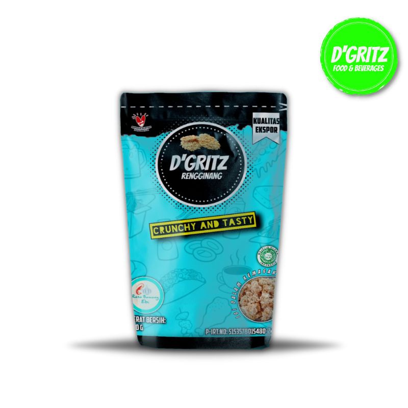 

Rengginang D'GRITZ Premium Rice Cracker Rasa Bawang Ebi