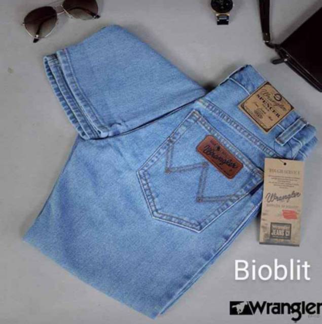 Gienzho Celana Panjang Jeans Pria Standar Reguler