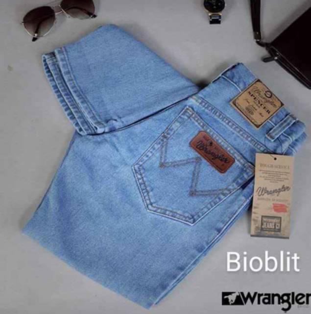 CELANA JEANS PRIA COWOK HITAM STANDAR