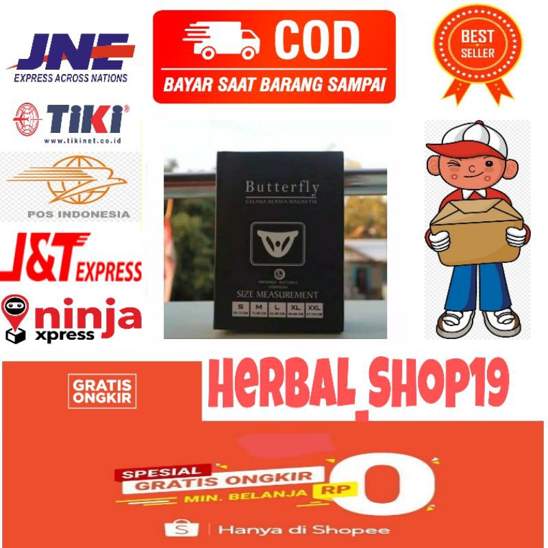 BUTTERFLY CELANA HERNIA PRIA MAGNETIK CELANA DALAM