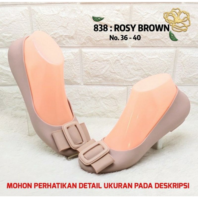 Home-FELISHA JellyShoes Seoatu Flat Jelly Import 838-1A