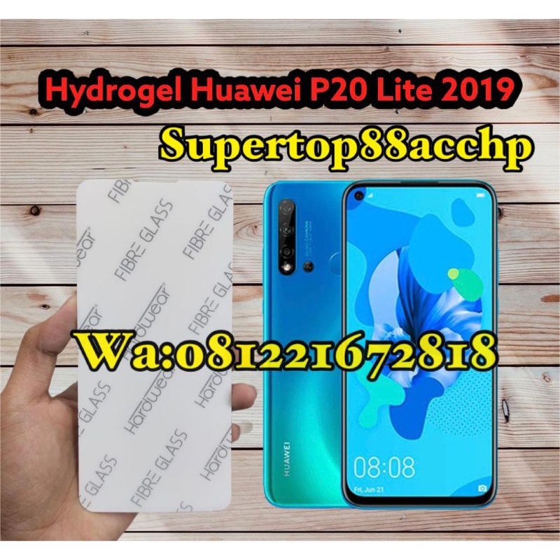 Huawei P20 Lite 2019 Anti Gores Hydrogel Full Screen Protector