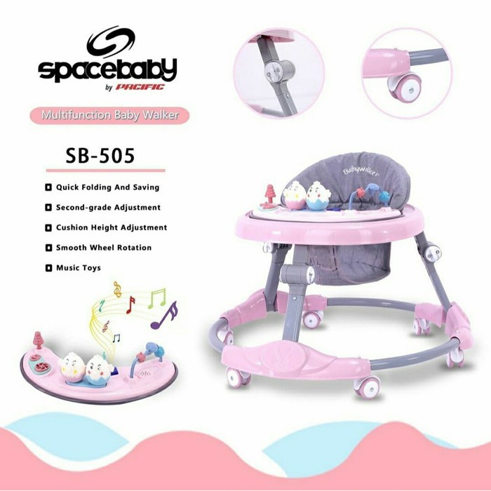 [FREE PACKING KARDUS] Space Baby Baby Walker SB 505, 506, 507, 509, 512, 513 Baby Walker Space Baby