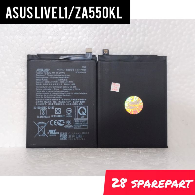 BATERAI/BATRE ASUS LIVE L1/ZA550KL ORIGINAL