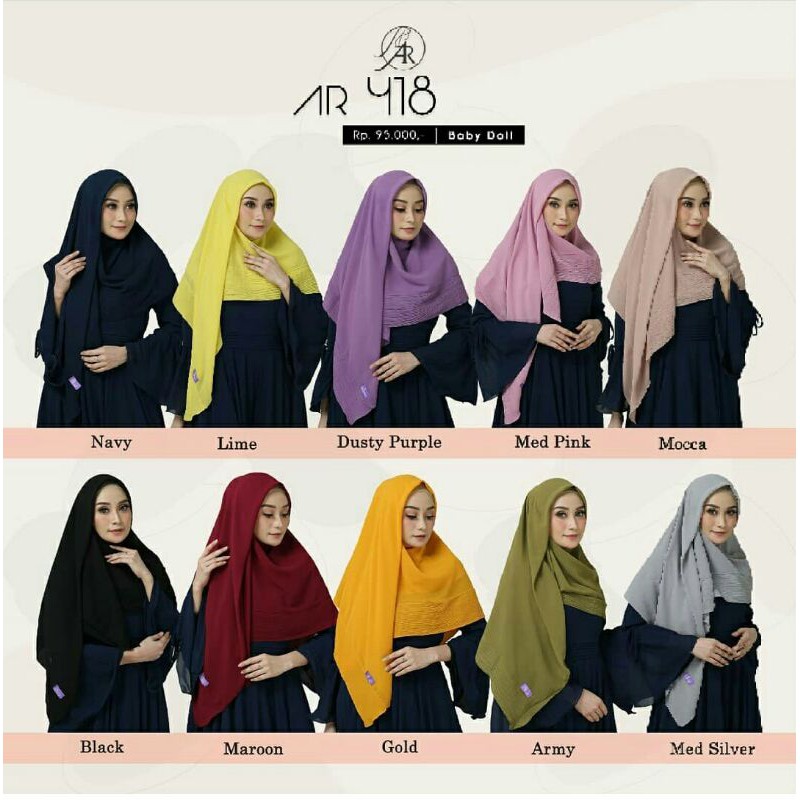 HIJAB AR RAFI AR418 NAVY