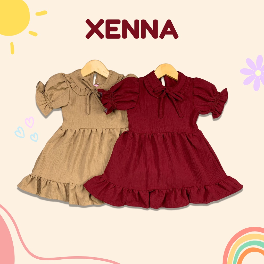 1-4TH DRESS ANAK XENNA DRESS ANAK PEREMPUAN DRESS ANAK PEREMPUAN by BAJUANAKKANYA