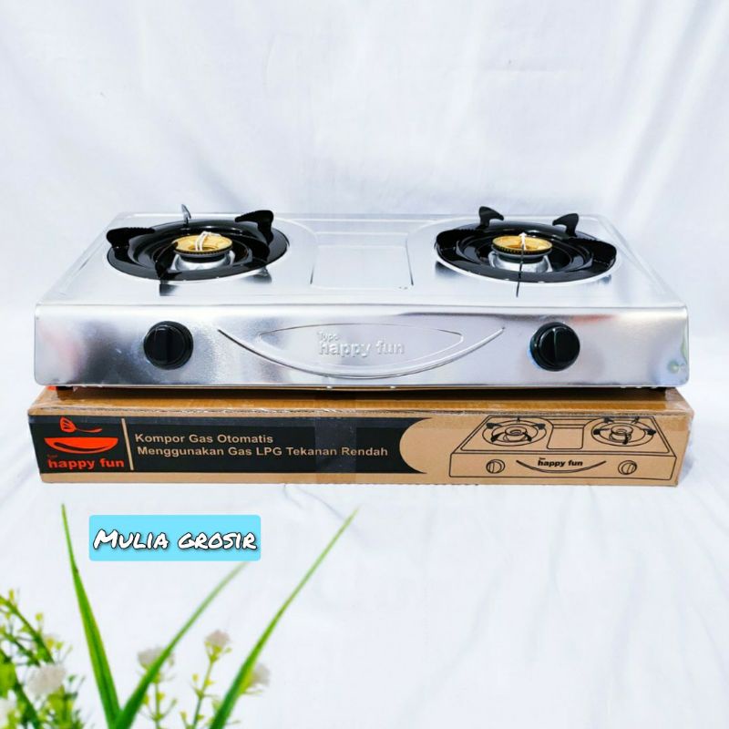 Kompor Gas Happy Fun Kompor 2 Tungku