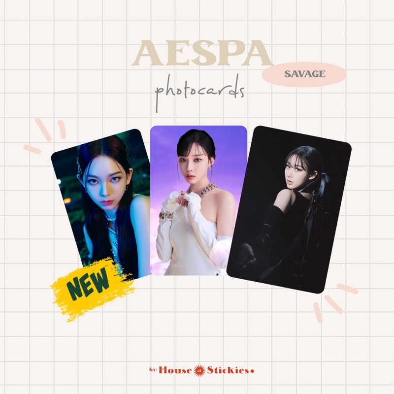 AESPA Unofficial Photocard Savage Edition