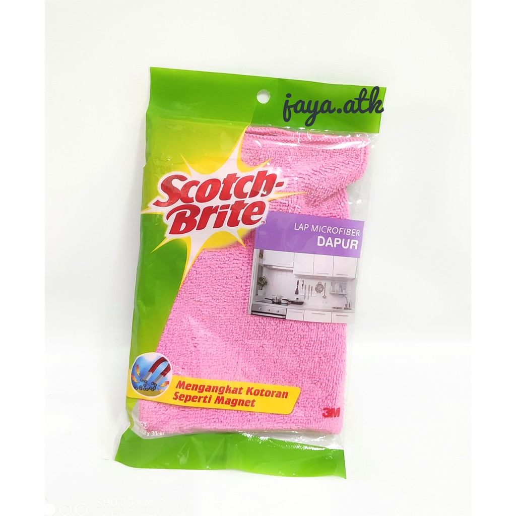 KAIN LAP DAPUR 3M SCOTCH BRITE MIKROFIBER ID-86 MICROFIBER CLOTH LAP SERBAGUNA