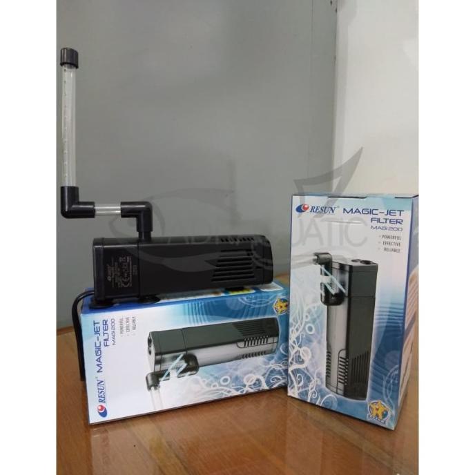 RESUN MAGI200 MAGIC-JET FILTER POMPA AIR CELUP FILTER AQUARIUM adr4q Segera Dapatkan