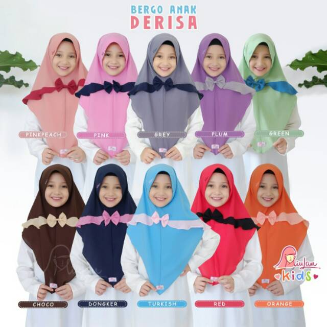 BERGO ANAK DERISA JILBAB TANGGUNG CREPPE PREMIUM