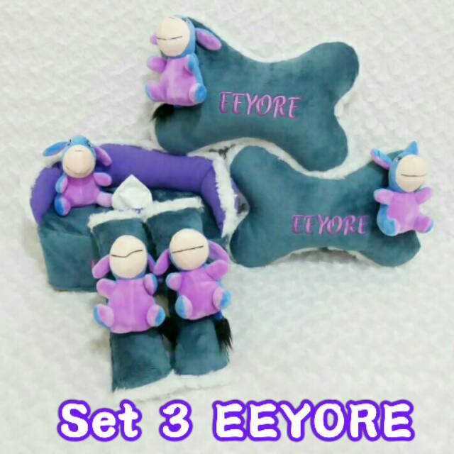 Set 3 in 1 Bantal Mobil Boneka EEYORE