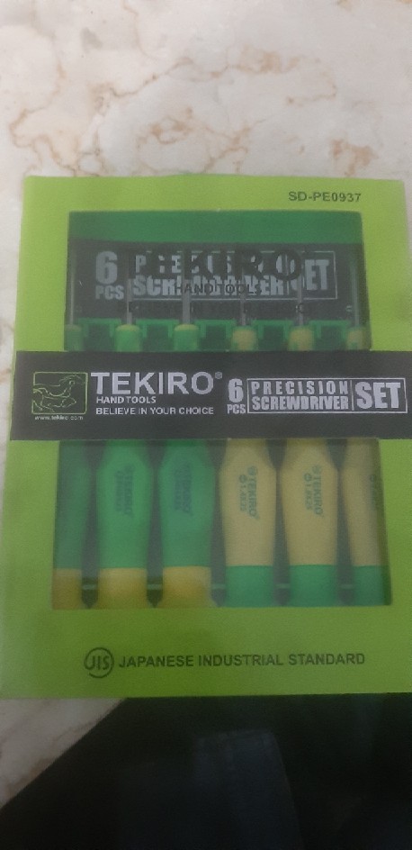 Tekiro Obeng Presisi Kaca Mata/hp/jam - Precision Srewdriver Set 6 Pcs