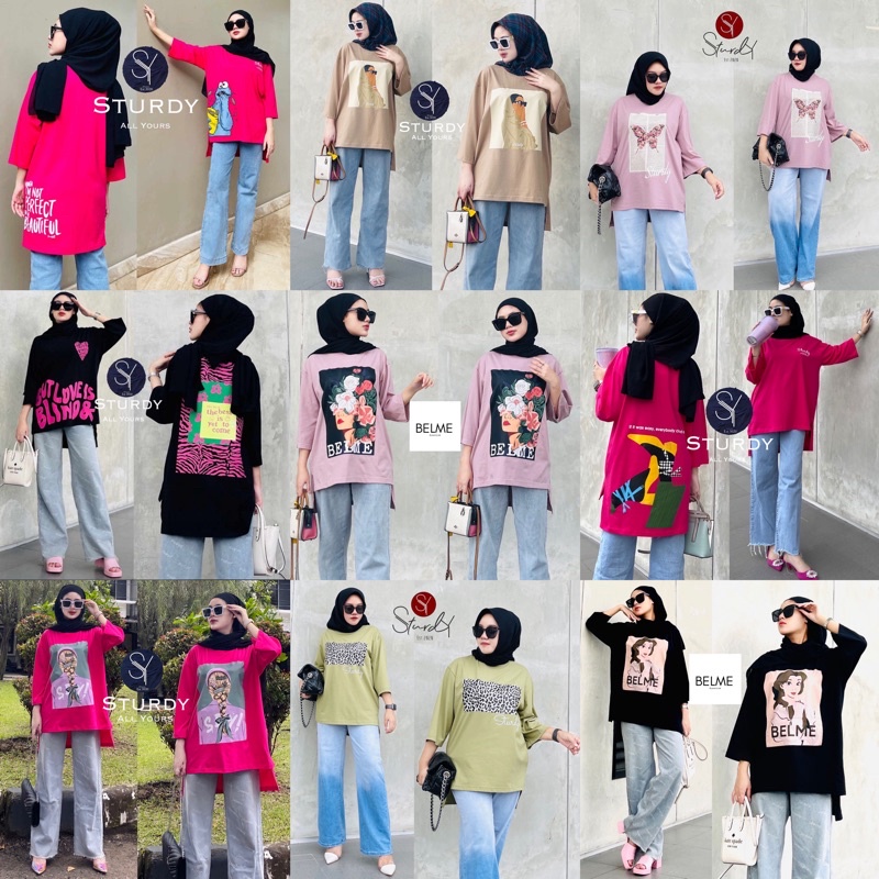 Oversize Sturdy Belme Original & Women Oversize / Kaos Oversize