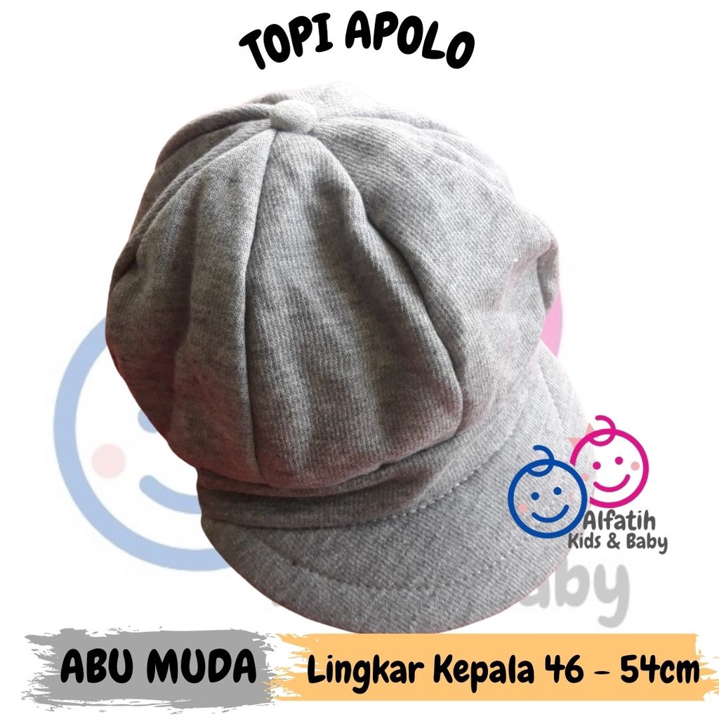 TOPI APOLO ANAK / TOPI ANAK APOLO LAKI LAKI PEREMPUAN 3 bulan - 4 TAHUN